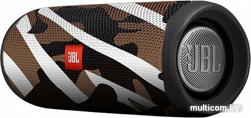 Беспроводная колонка JBL Flip 5 (черно-коричневый камуфляж)