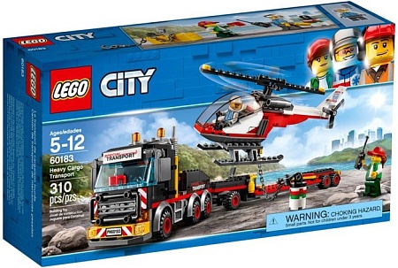 Конструктор LEGO City 60183 Перевозчик вертолета