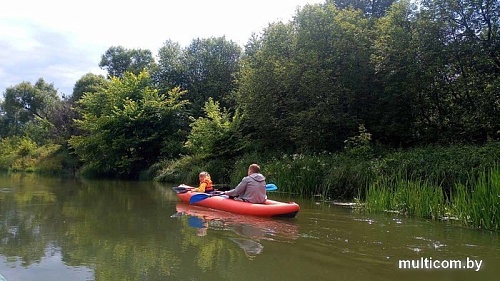 Надувная лодка Вольный ветер Ангара 2 Travel (оранжевый)