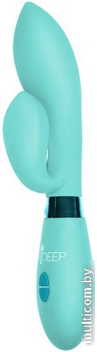 Вибратор Indeep Gina (бирюзовый)