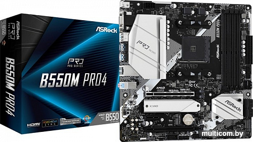 Материнская плата ASRock B550M Pro4