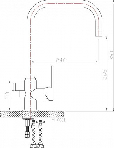 Смеситель ZorG ZR 318 YF