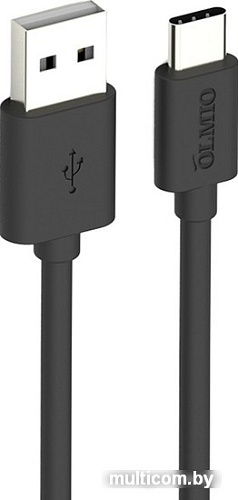 Кабель Olmio 038656 USB Type A - USB Type C (2 м, черный)