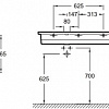 Умывальник Jacob Delafon Vox EXAC112-00