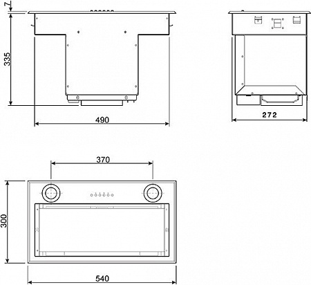 Кухонная вытяжка Smeg KSEG58PXE