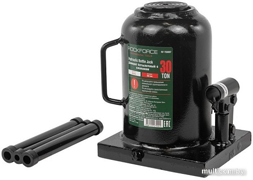 Бутылочный домкрат RockForce RF-T93007(DS) 30т