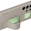Чехол для телефона Samsung Standing Grip Case S24 Ultra (серо-коричневый)