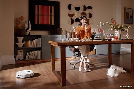 Робот-пылесос Roborock Qrevo C RRW0PEP QRRC02-02 (с русской озвучкой, белый)