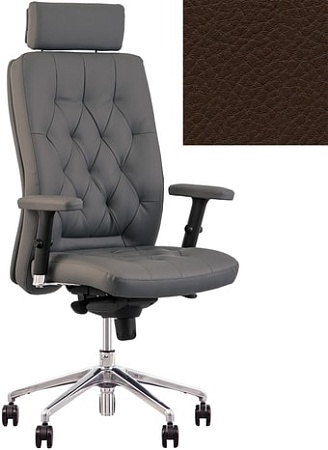 Кресло Nowy Styl Chester R HR Steel Chrome RD-308 (коричневый)