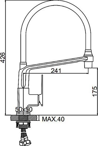 Смеситель Ledeme L4078U-12