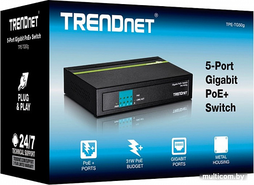 Коммутатор TRENDnet TPE-TG50g (v1.0R)