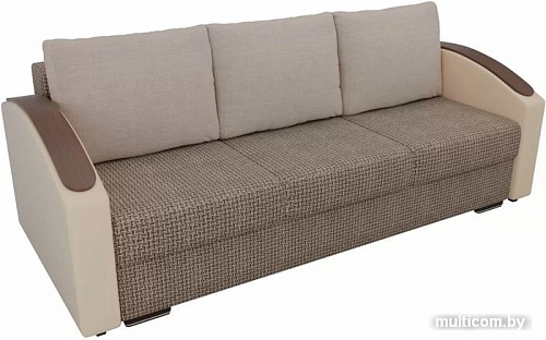 Диван Лига диванов Монако slide 102024 (коричневый/бежевый)