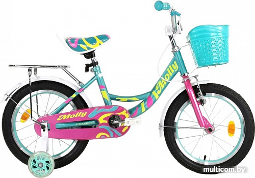 Детский велосипед Krakken Molly 16 2020 (бирюзовый)