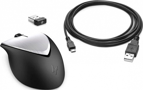 Мышь HP Envy Rechargeable 500 (черный/серебристый)