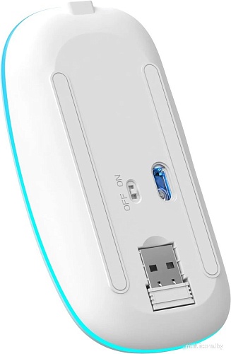 Мышь Defender Coda MB-261 (голубой/белый)