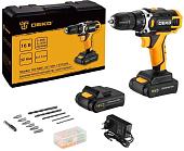 Дрель-шуруповерт Deko Sharker 16V Set 63 083-1041 (с 2-мя АКБ, кейс)