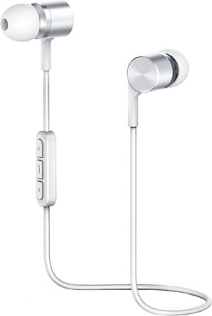 Наушники Partner BTE-05 (серебристый/белый)