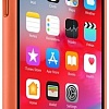 Чехол Apple Leather Case для iPhone XS (теплый закат)