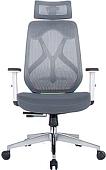 Кресло Norden Имидж Grey YS-0817H(D+T)W (белый пластик/серая сетка)