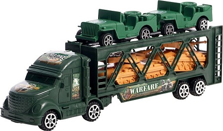 Автовоз Sima-Land Военный автовоз JL009-8