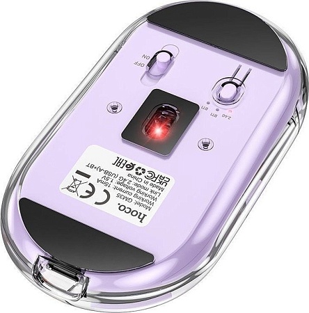 Мышь Hoco GM35 (сиреневый)