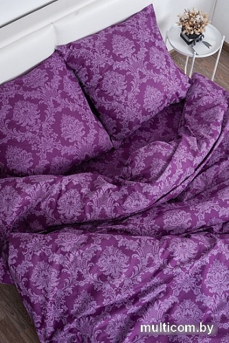 Постельное белье Миланика Сапфир Семейный (поплин-жаккард)