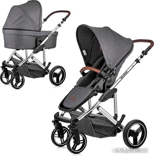 Коляска прогулочная «книга» ABC Design Catania 4 2023 (2 в 1, asphalt)