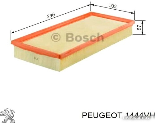 Воздушный фильтр Peugeot/Citroen 1444VH
