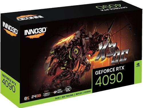 Видеокарта Inno3D Gaming GeForce RTX 4090 X3 OC N40903-246XX-18332989