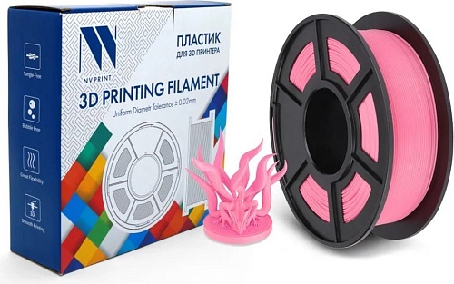 Пластик NV Print NV-3D-PLA-P-PINK (1.75мм, 1 кг, розовый)