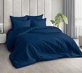 Постельное белье Миланика Индиго 2.0сп с европростыней (поплин г/к)