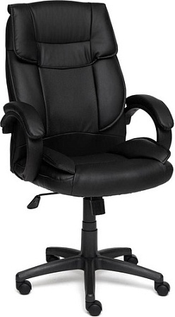 Кресло TetChair Oreon (иск.кожа, черный/черный перфорированный)