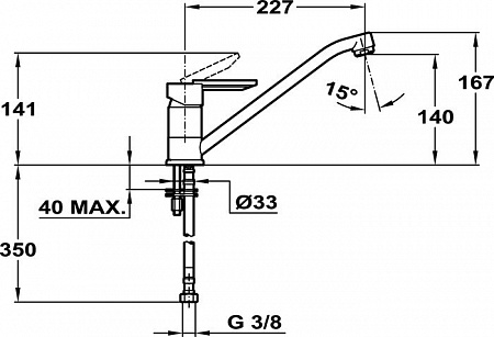 Смеситель TEKA MF-2 Forum (81.9113.12)