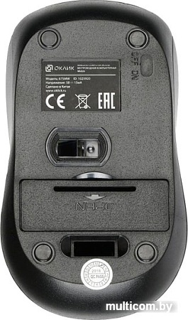 Мышь Oklick 675MW (красный)