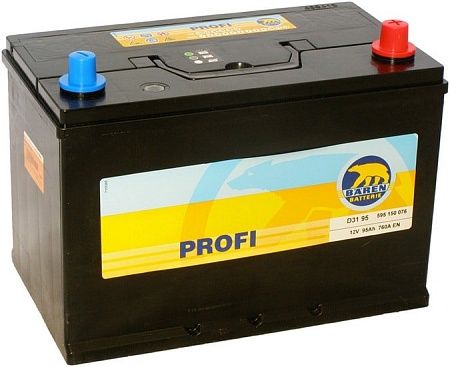 Автомобильный аккумулятор Baren Profi 7905699 (95 А·ч)