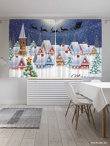 JoyArty Снежный городок p_20307 (145x180)