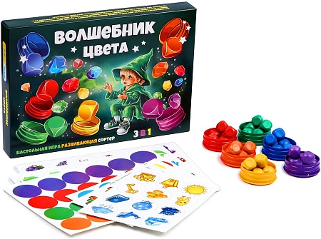 Развивающая игра Гелий Игра+Сортер+Лото 3 в 1 10494114