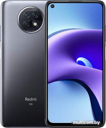 Смартфон Xiaomi Redmi Note 9T 4GB/64GB (сумрачный черный)
