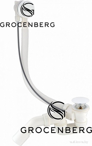 Слив-перелив Grocenberg GB240 (белый)