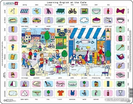 Пазл Larsen Изучаем английский 2 EN2