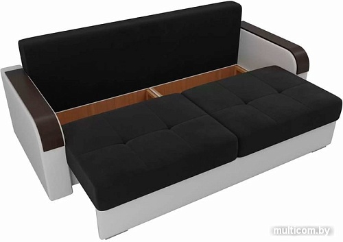 Диван Лига диванов Мейсон 102148 (черный/белый/серый)