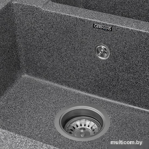 Кухонная мойка Gerhans C01 (графит)