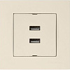 Розетка USB Mutlusan Rita 2220 449 0102