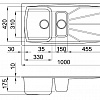 Кухонная мойка Elleci Living 475 Antracite 59