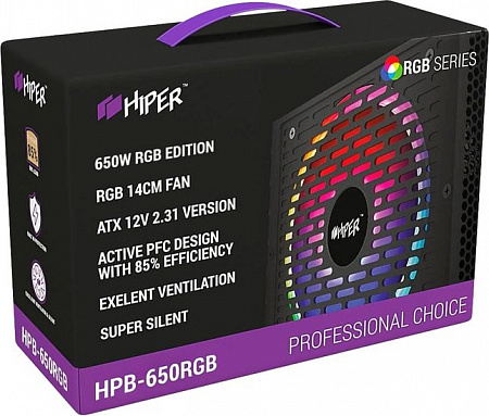 Блок питания Hiper HPB-650RGB