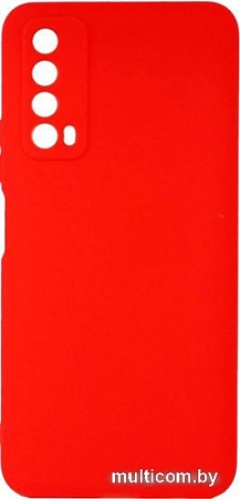 Чехол для телефона Case Cheap Liquid для Huawei P Smart 2021 (красный)