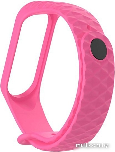 Ремешок Xiaomi ребристый для Mi Band 3 (розовый)