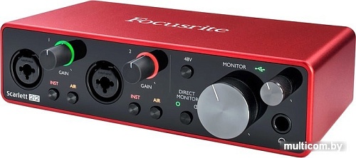 Аудиоинтерфейс Focusrite Scarlett 2i2 Studio (3-е поколение)