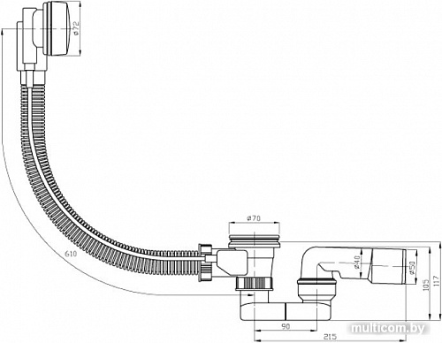 Сифон Plast Brno EVS0150