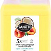 Sanfito Гель для душа Персик и кокосовое молочко Питание и смягчение (5 л)